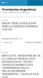 Mobile Screenshot of presidentesargentinos.com